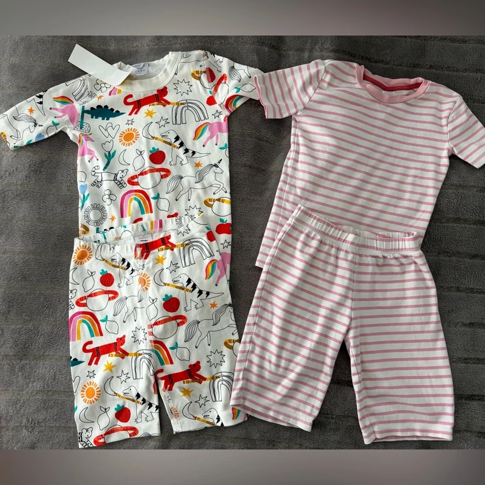 Girls Summer PJ sets Lot - Picture 1 of 5